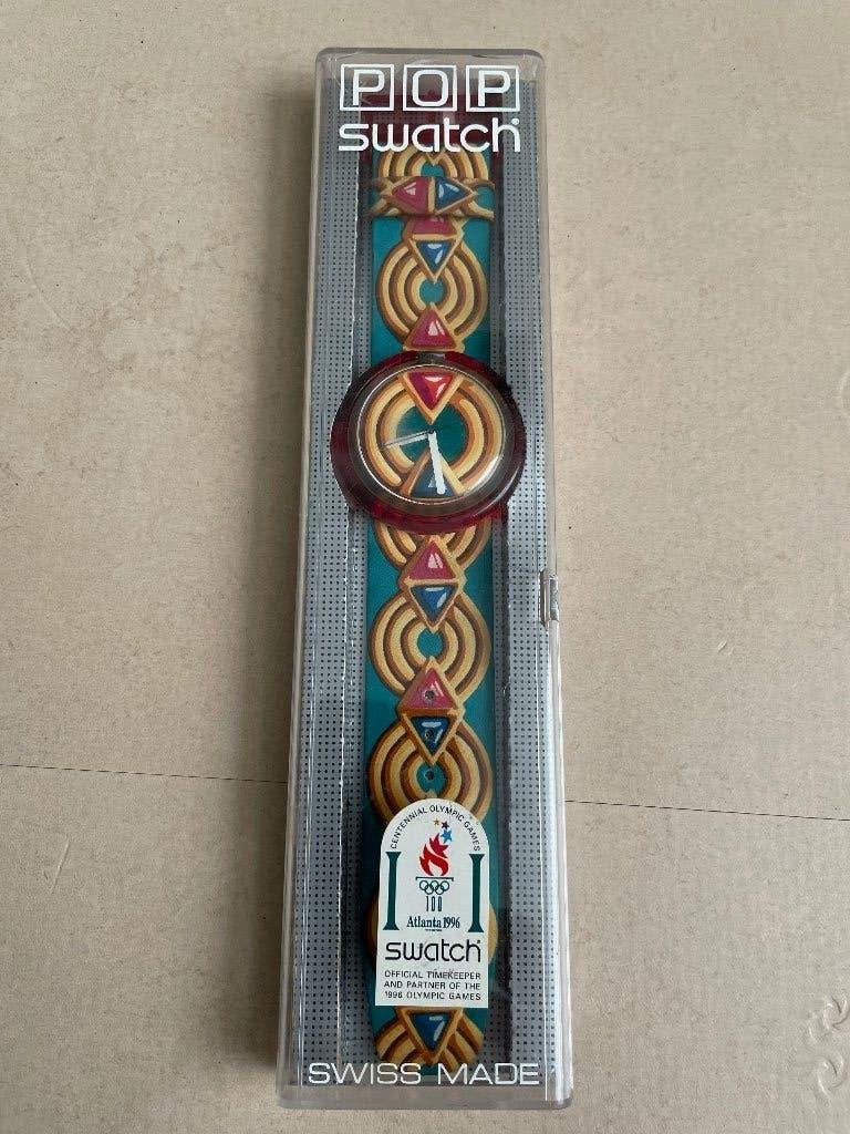 POP Swatch Haute Société PWK193 – Atlanta 1996 Olympic, Verzamelen, Ophalen of Verzenden, Zo goed als nieuw