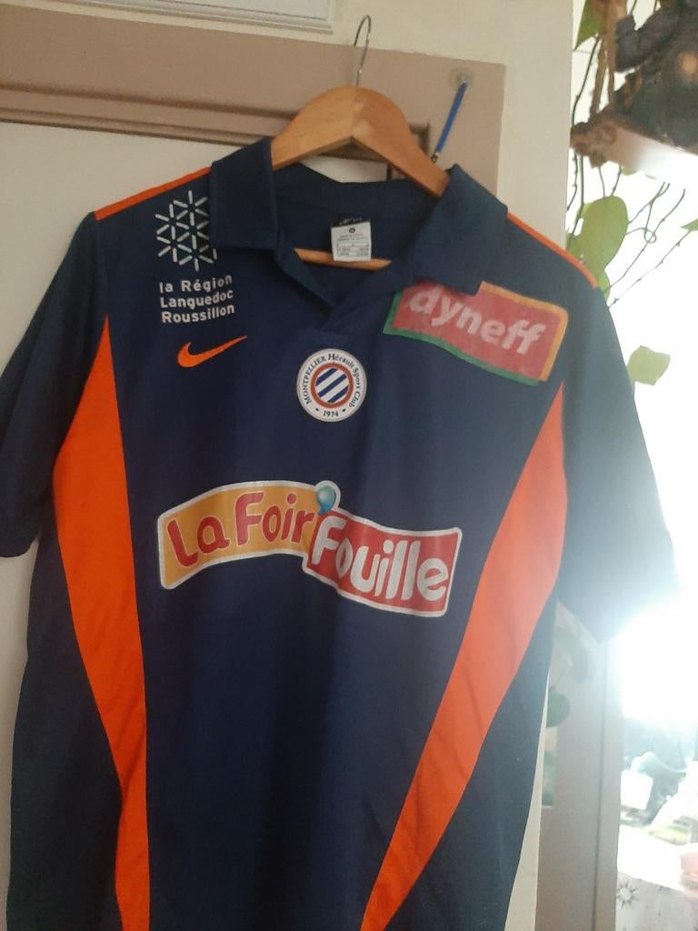 Nike Montpellier Hérault Sport Club Voetbalshirt Maat M, Nike, Ophalen of Verzenden, Zo goed als nieuw, Voetbal