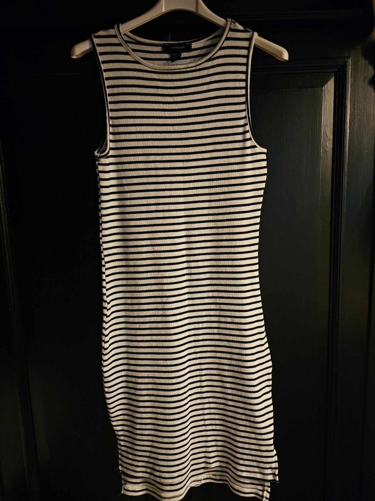 Gestreepte jurk van Atmosphere, maat 38., Kleding | Dames, Maat 38/40 (M), Atmosphere, Wit, Ophalen of Verzenden