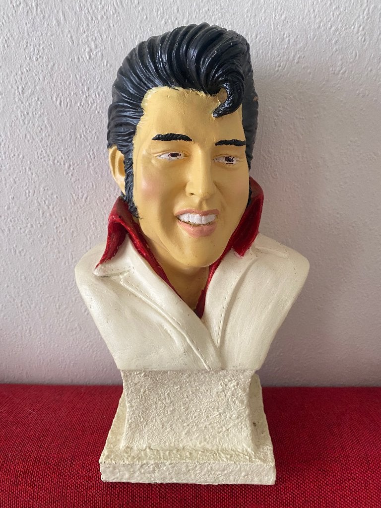 Elvis Presley beeld, Verzamelen, Muziek, Artiesten en Beroemdheden, Ophalen of Verzenden, Gebruikt, Pop, Beeldje of Miniatuur