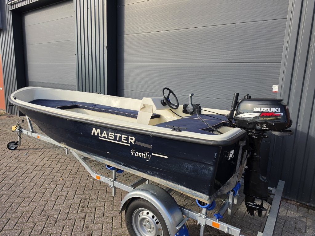 Master Family 430 + Suzuki 6PK 4Takt, Overige merken, 4 m, Overige brandstoffen, 6 pk