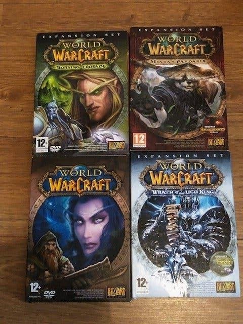 World  Warcraft 4 stuks, Alle leeftijden, Ophalen of Verzenden, Zo goed als nieuw, Actie