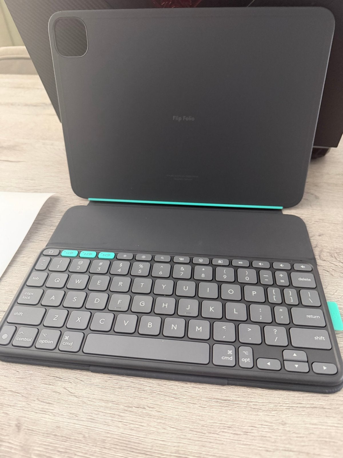 Logitech Flip Folio voor iPad Pro en Air 11 inch, Zwart, Apple iPad Air, 11 inch, Ophalen of Verzenden