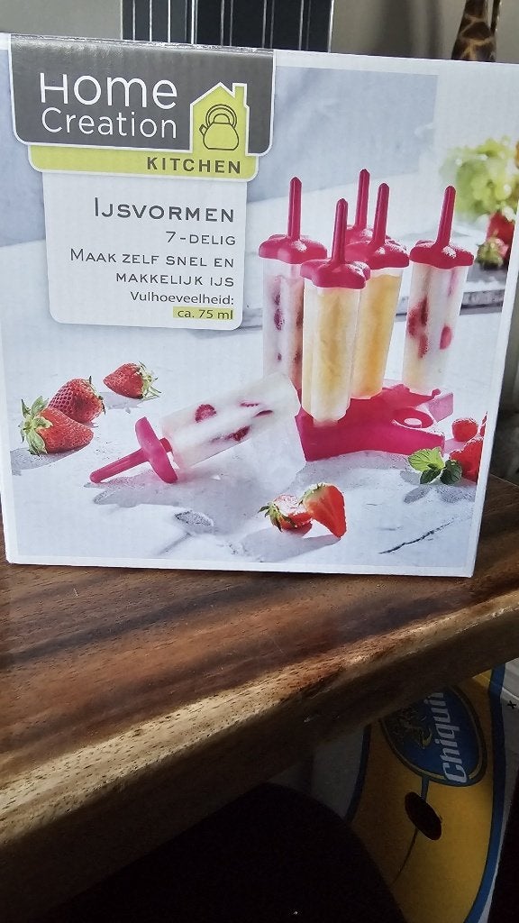 Home creation - kitchen - Ijsvormen - 7-delig, Overige typen, Ophalen of Verzenden, Zo goed als nieuw, Kunststof