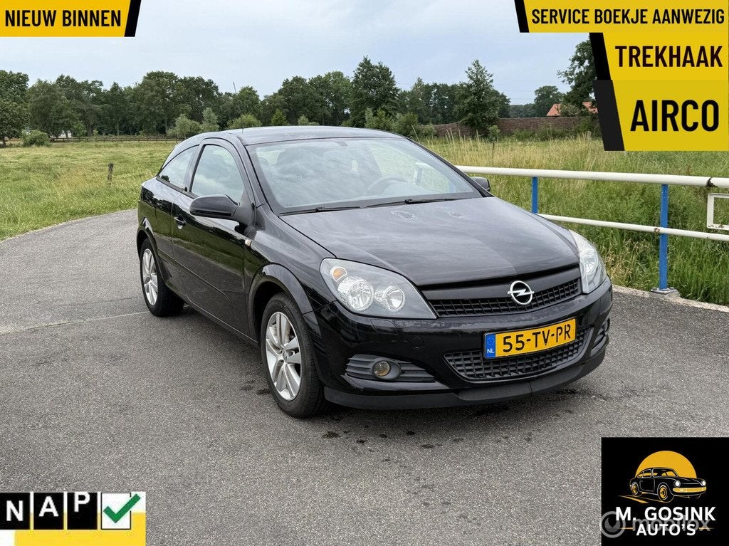 Opel Astra GTC 1.8 Sport Airco trekhaak cruis apk 2027, Auto's, Voorwielaandrijving, Gebruikt, 4 cilinders, 1165 kg