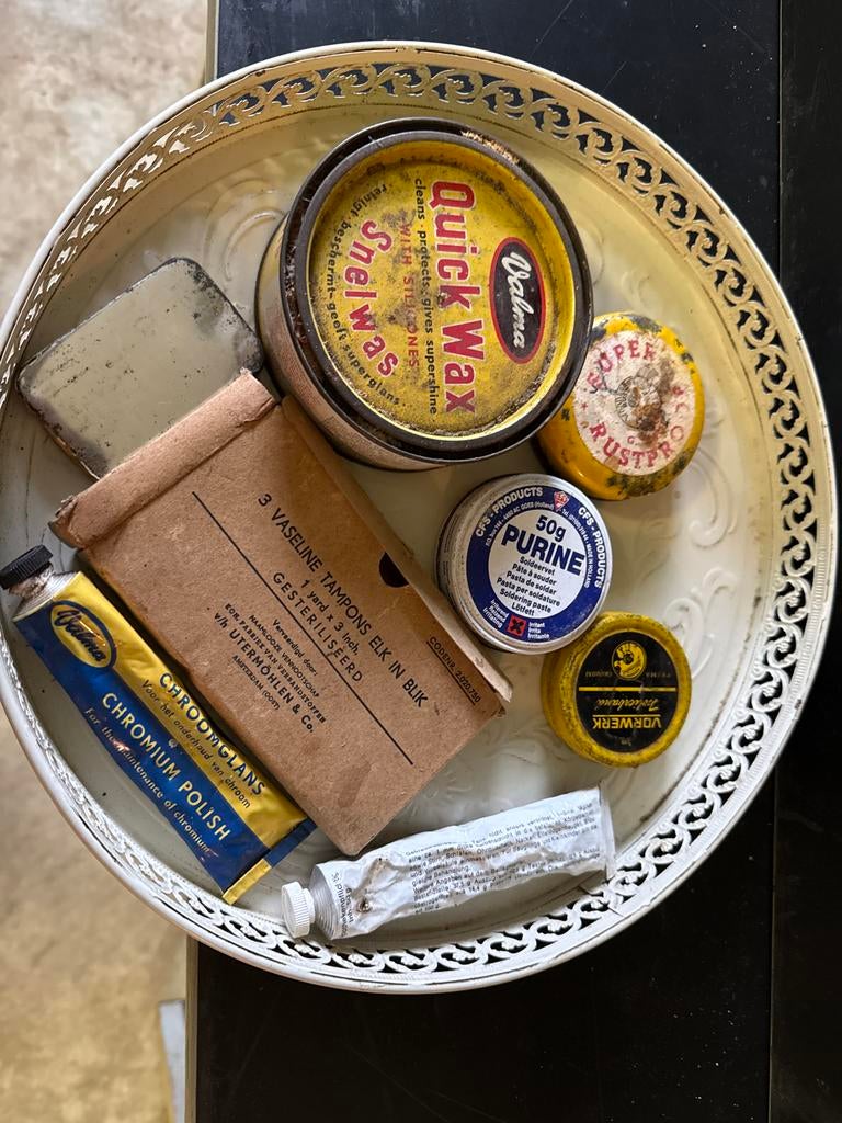 Vintage potjes en middeltjes - Valma, Purine, Vorwerk, Verzamelen, Ophalen of Verzenden, Gebruikt
