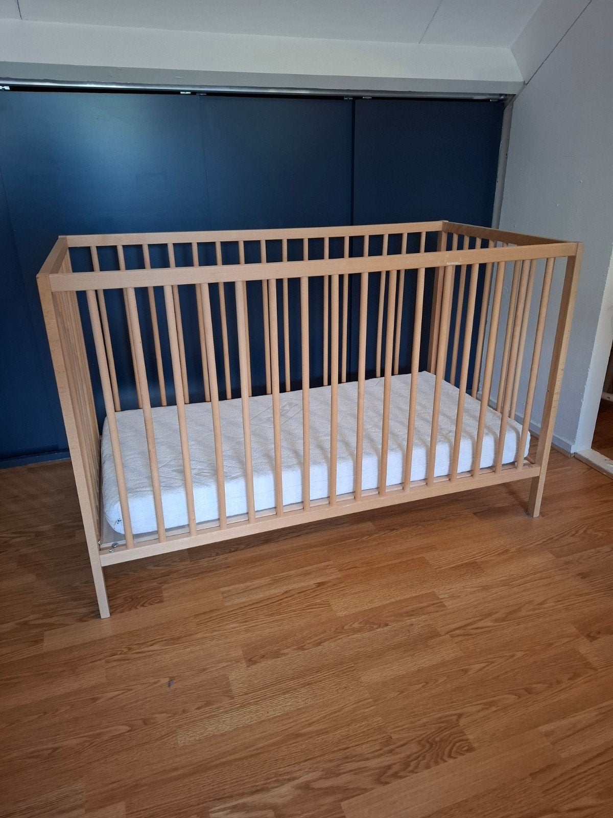 IKEA Sniglar ledikant met matras, Ophalen, Beige, 190 cm of minder, Hout