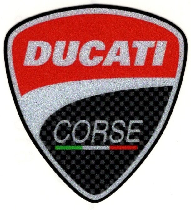 Ducati Corse reflectie sticker #12, Verzenden