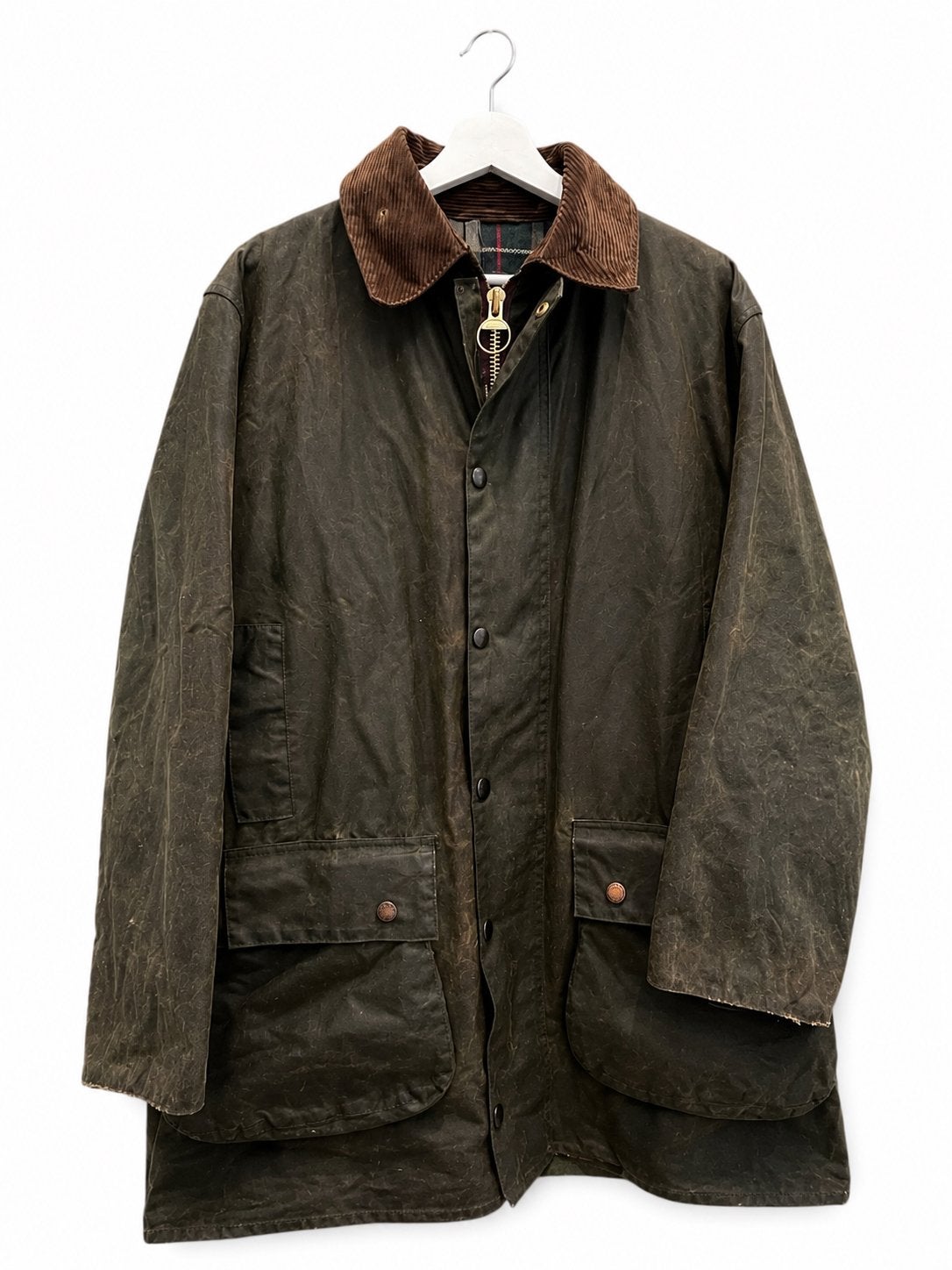 Vintage Barbour Northumbria Sage C40 - 102 cm, Kleding | Heren, Barbour, Maat 48/50 (M), Ophalen of Verzenden, Gedragen