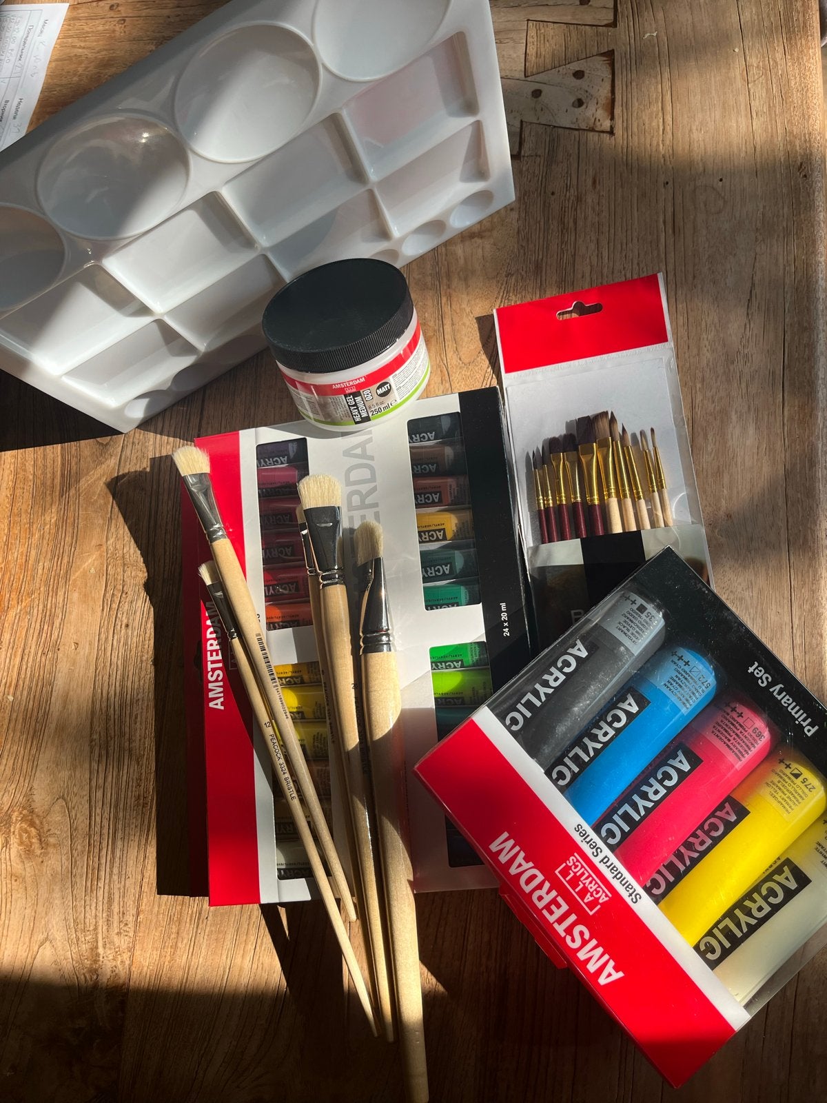 Complete Amsterdam acrylverf set, Hobby en Vrije tijd, Schilderen, Ophalen of Verzenden, Zo goed als nieuw, Acrylverf