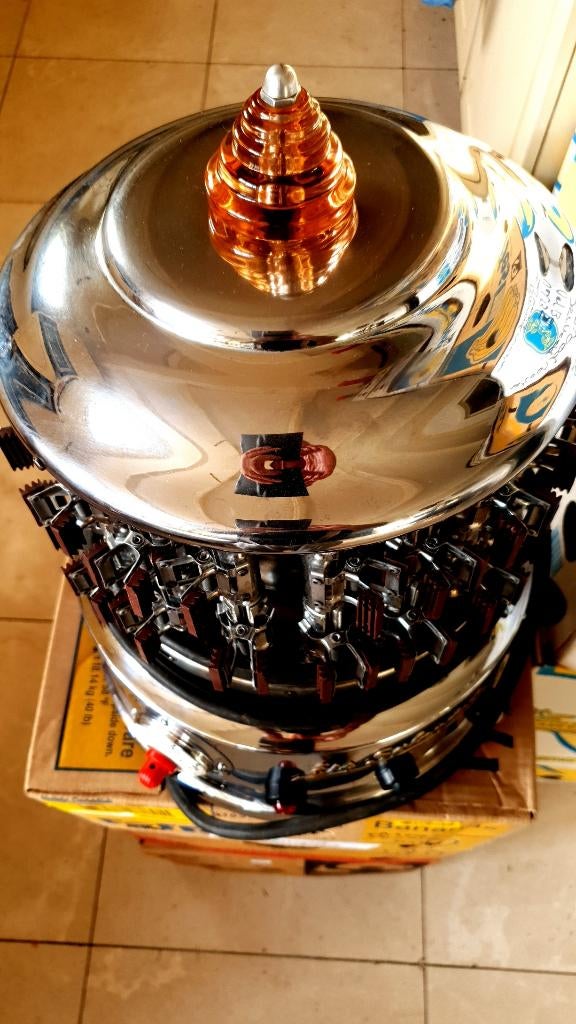 Chrome Permanent Machine Ets Splendid Antwerpen uit 1950 nog, Ophalen
