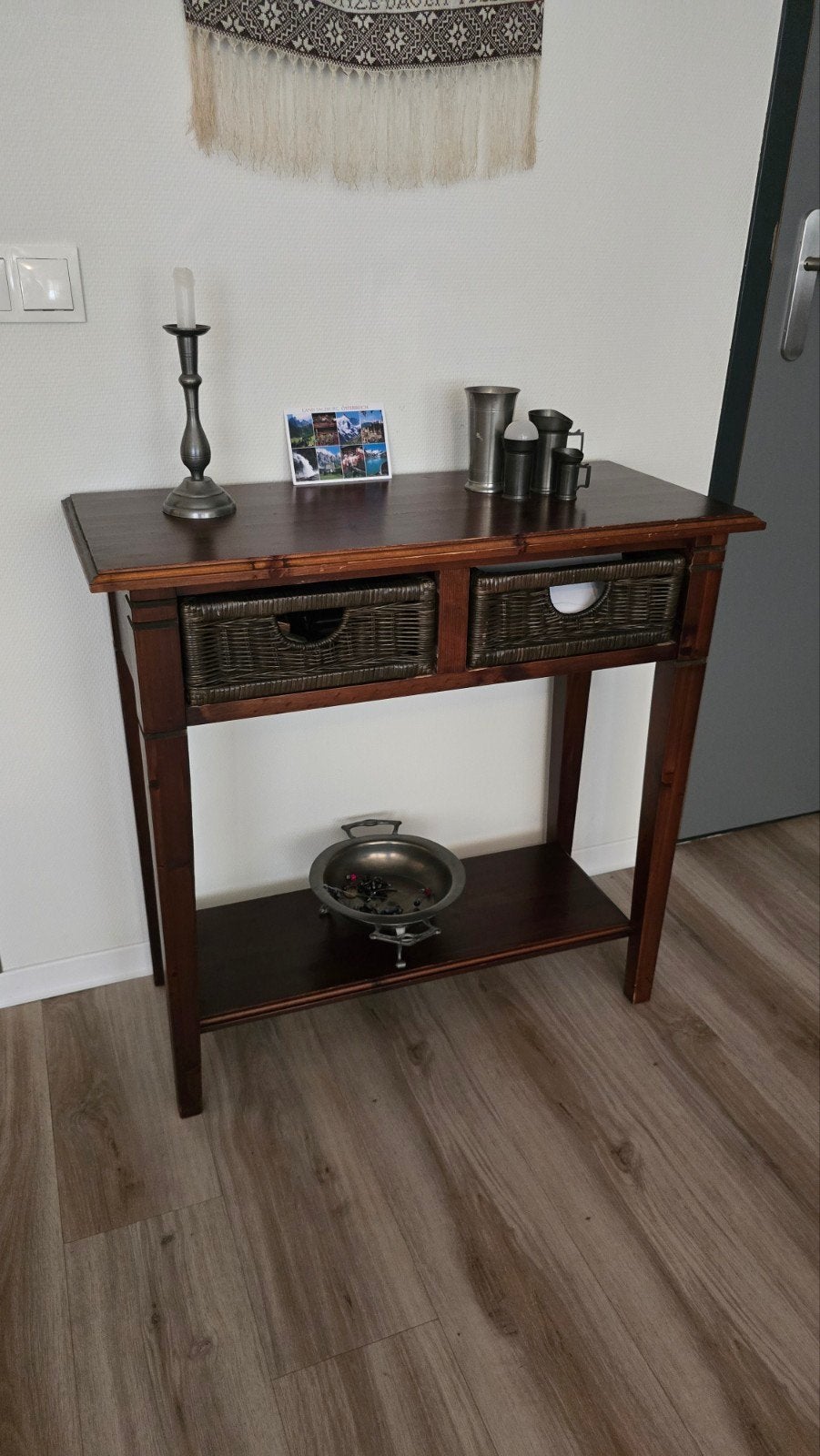 MOET SNEL WEG! Sidetable / dressoir met manden - 84x38x80 cm, Ophalen, Gebruikt, 50 tot 100 cm, Klassiek, Landelijk