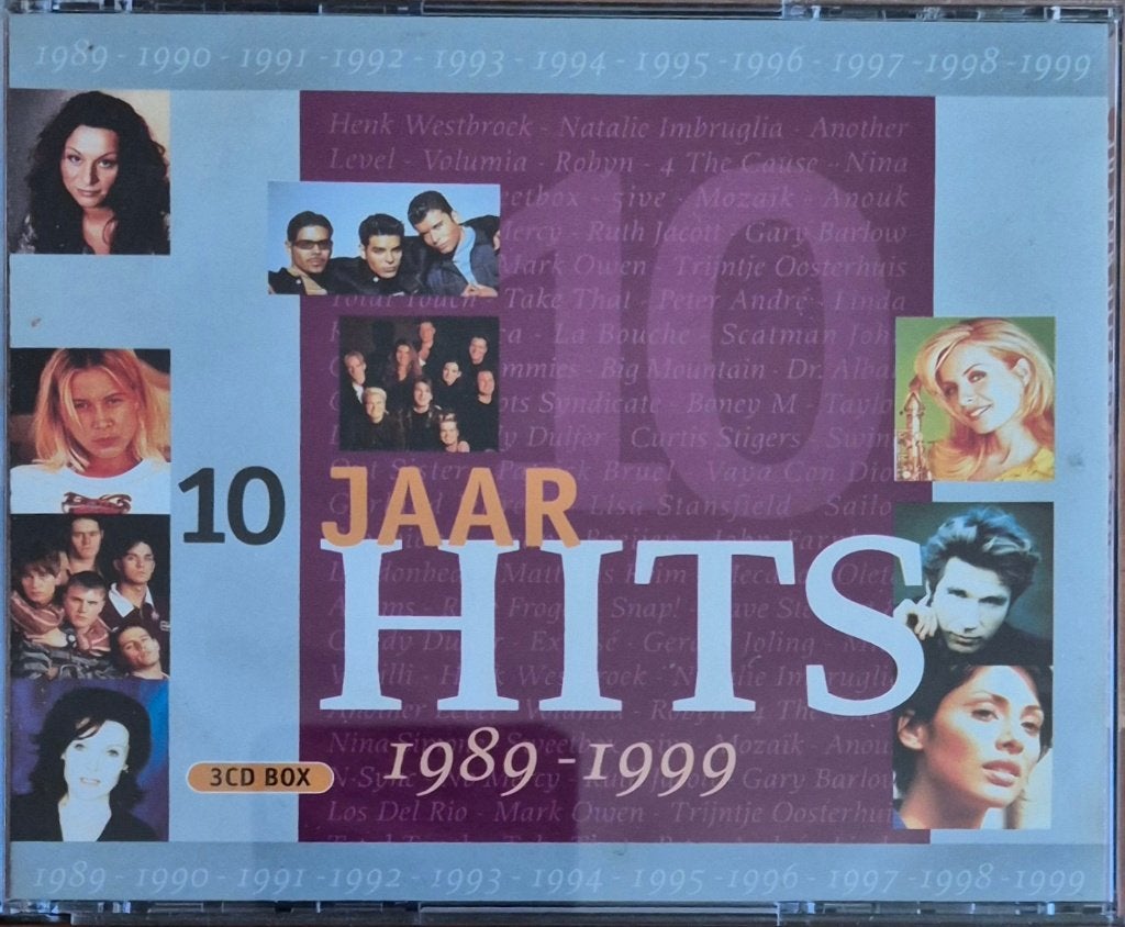 10 Jaar Hits 1989-1999 - 3CD Boxset  #1679#, Cd's en Dvd's, Ophalen of Verzenden, Zo goed als nieuw, Verzamelalbum, Pop