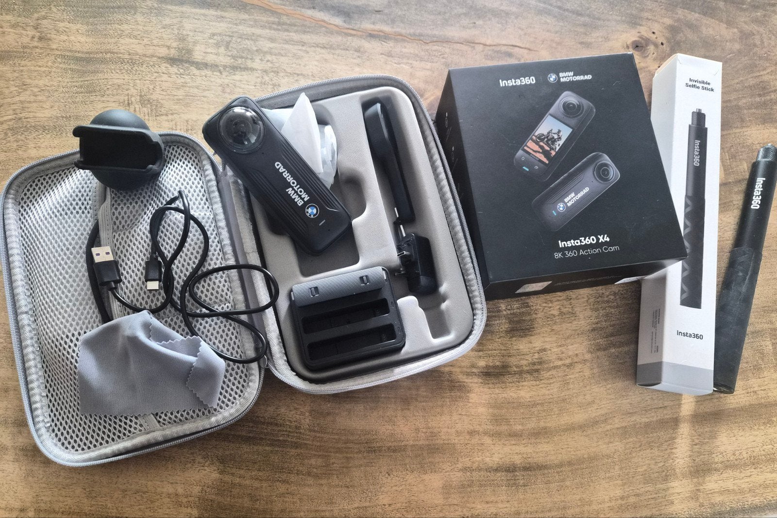 Insta360 X4 BMW Motorrad Edition - Complete Set, Ophalen, Zo goed als nieuw, Overige merken