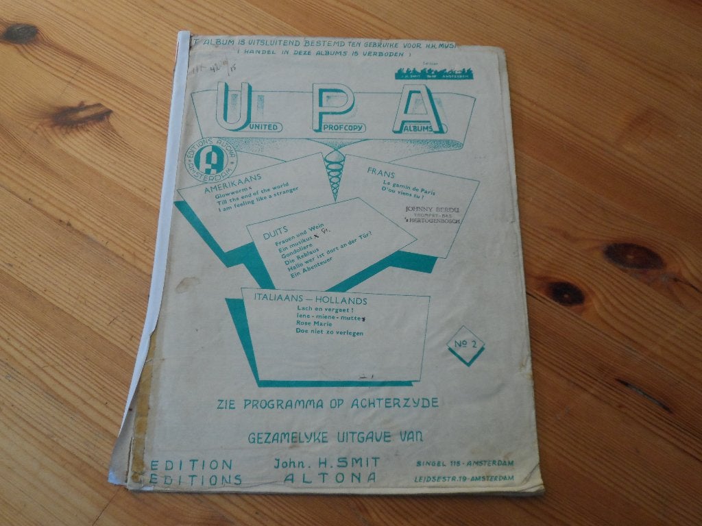 Upa album / upa musette solist, Gebruikt, Gitaar, Ophalen of Verzenden, Artiest of Componist