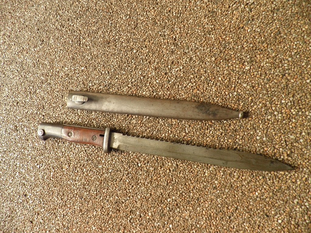 duitse zaag bajonet, Verzamelen, Militaria | Tweede Wereldoorlog, Ophalen of Verzenden, Landmacht, Duitsland, Mes of Dolk