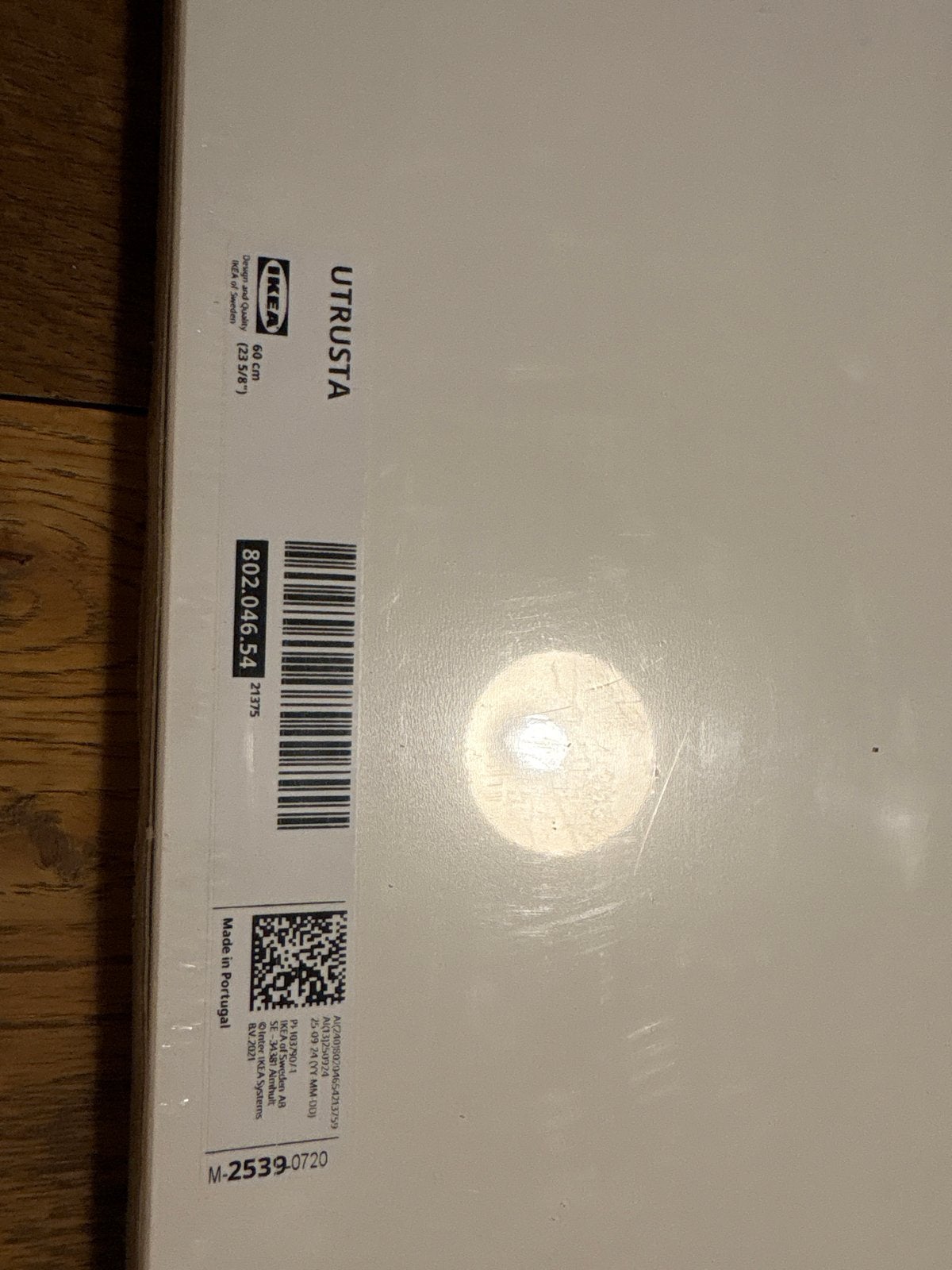 IKEA Utrusta Plank 60x37 cm - Nieuw in verpakking, Ophalen, Nieuw