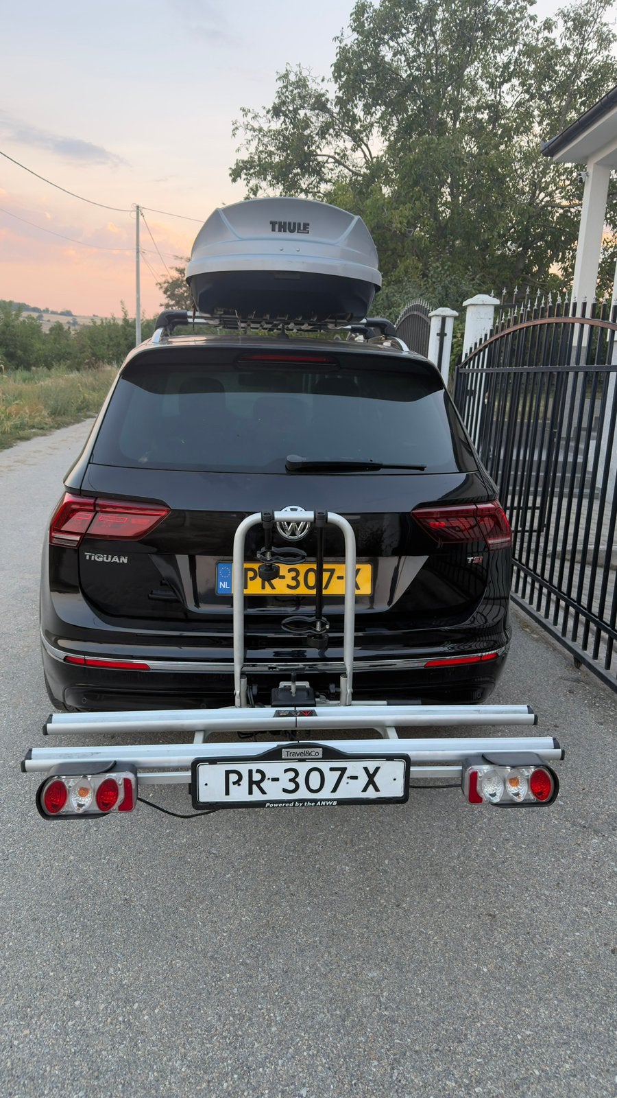 Fietsendrager ANWB kantelbaar voor 2 elektrische fietsen, Ophalen, Gebruikt