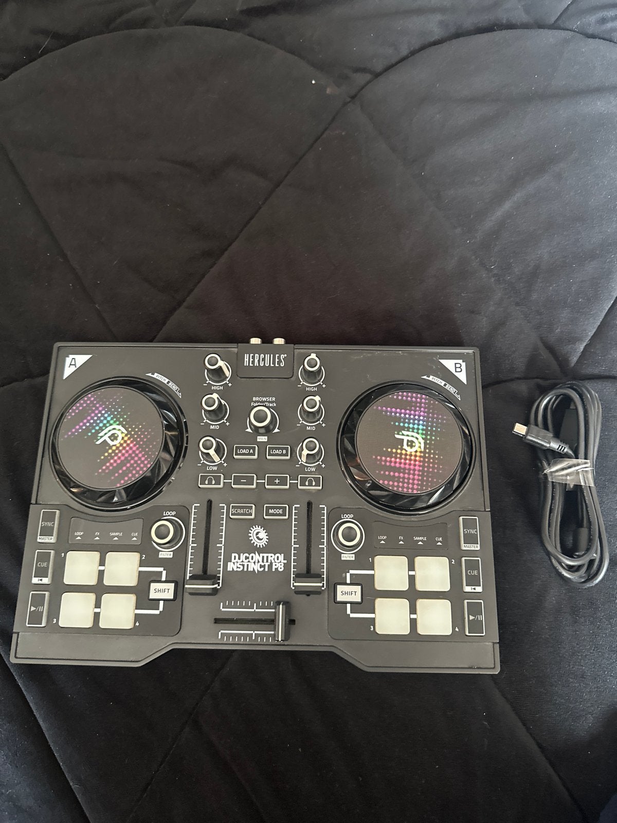 Hercules DJControl Instinct P8 Beginner Draaitafel, Ophalen of Verzenden, Zo goed als nieuw, Draaitafel, Overige merken