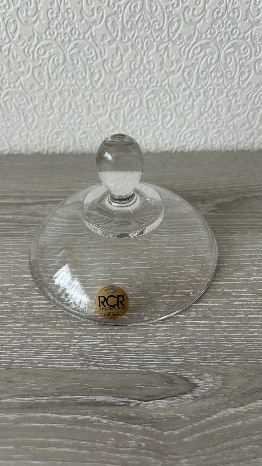 Deksel behorend bij de Cremona bonbonnière, Verzamelen, Ophalen of Verzenden, Zo goed als nieuw, Kristal