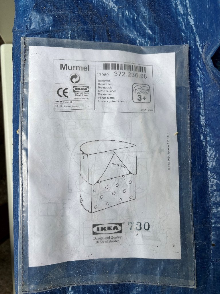 IKEA Murmel Theatertent - bijna nieuw!, Kinderen en Baby's, Ophalen, Zo goed als nieuw