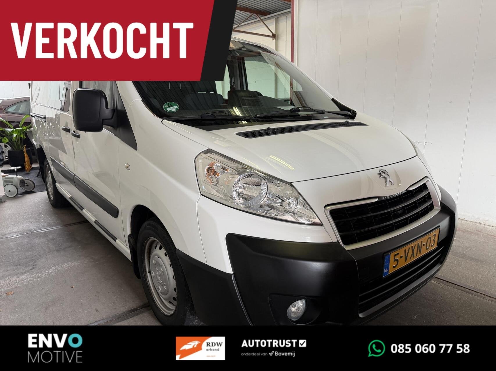 Peugeot Expert Bestel 2.0 HDI L2H1 DC Profit+ Dubbelcabine, Euro 5, Stof, Gebruikt, Zwart