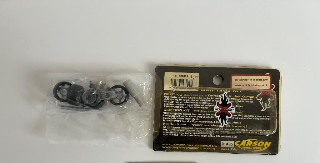 Carson 408004 drift banden Xmods rc auto, Ophalen of Verzenden, Gebruikt, Overige schalen, Auto offroad