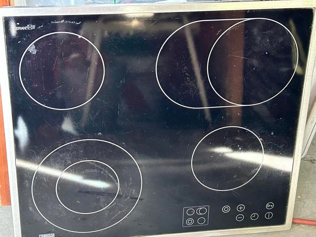 Zanussi ZKT 662 HN Keramische Kookplaat - Inbouw, Ophalen, Gebruikt, Keramisch, 4 kookzones