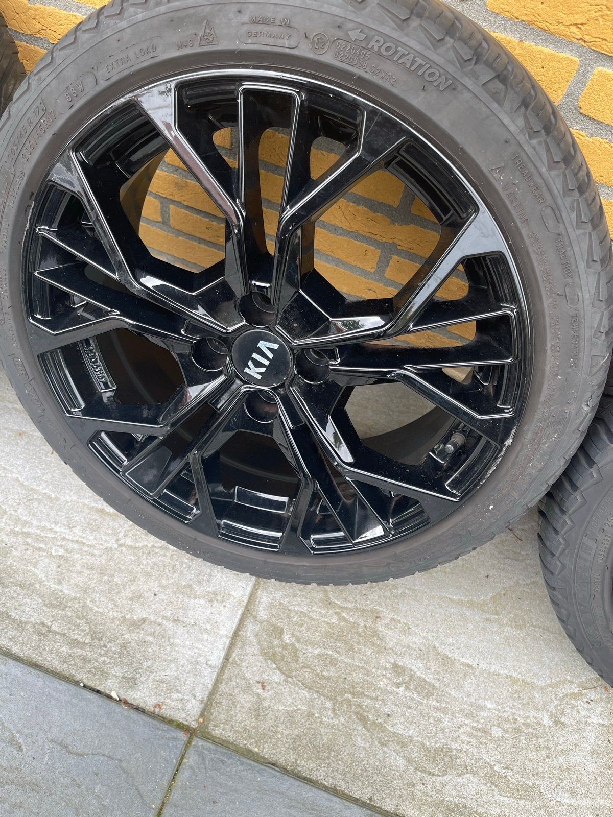 Velgen met Michelin 205/45 R17, Ophalen, Gebruikt