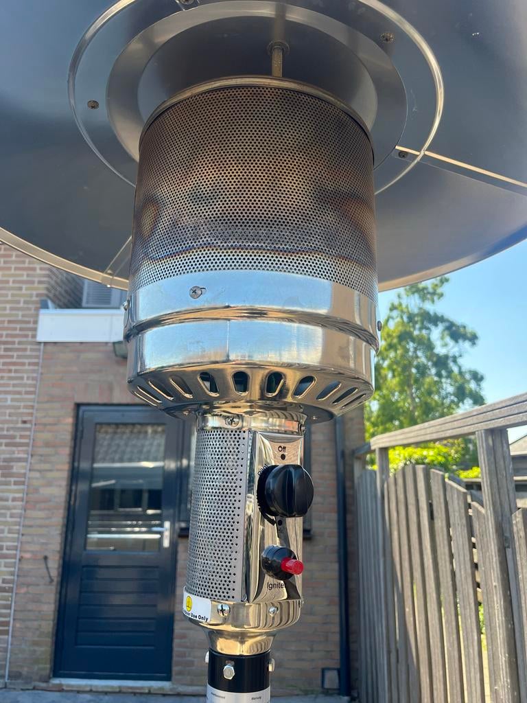 Terrasheater op gas, Tuin en Terras, Terrasverwarmers, Ophalen, Gebruikt, Gas, Vloer