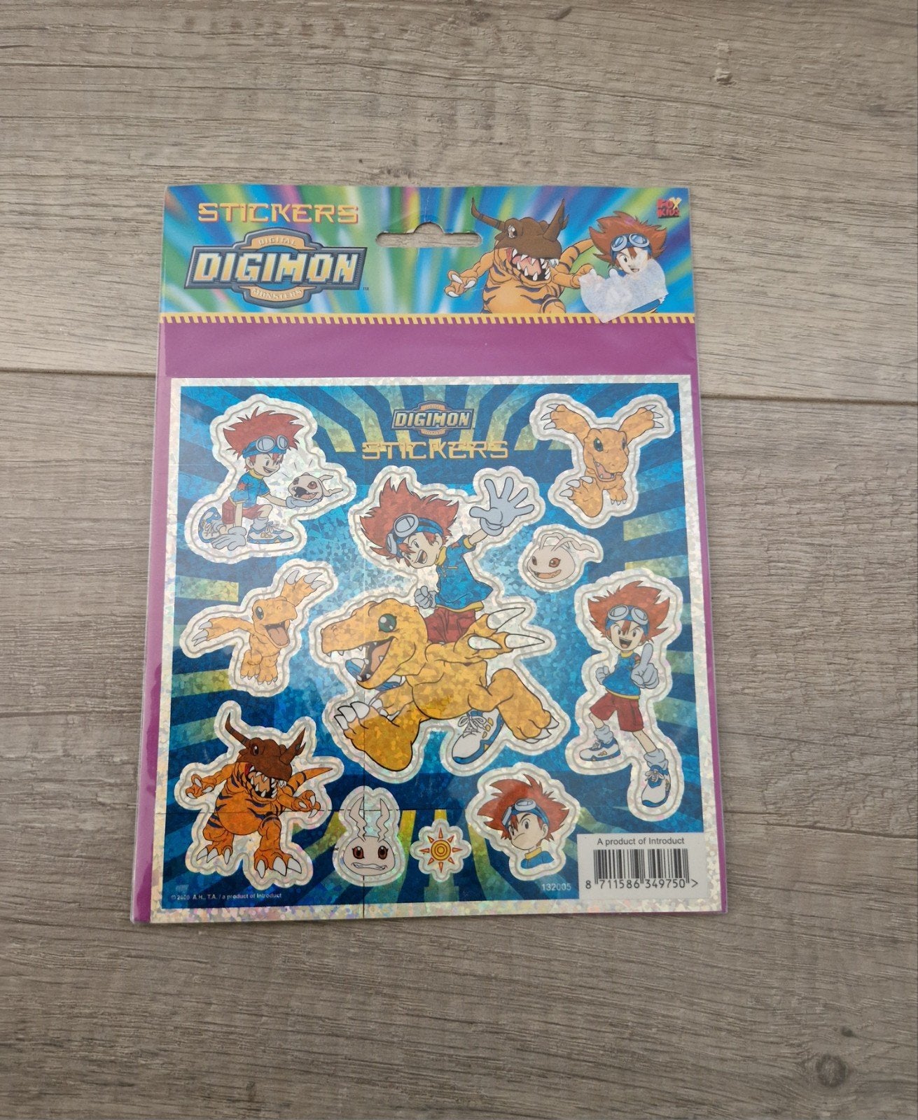 digimon stickers nieuw vintage retro glitters set hologram, Ophalen of Verzenden, Nieuw