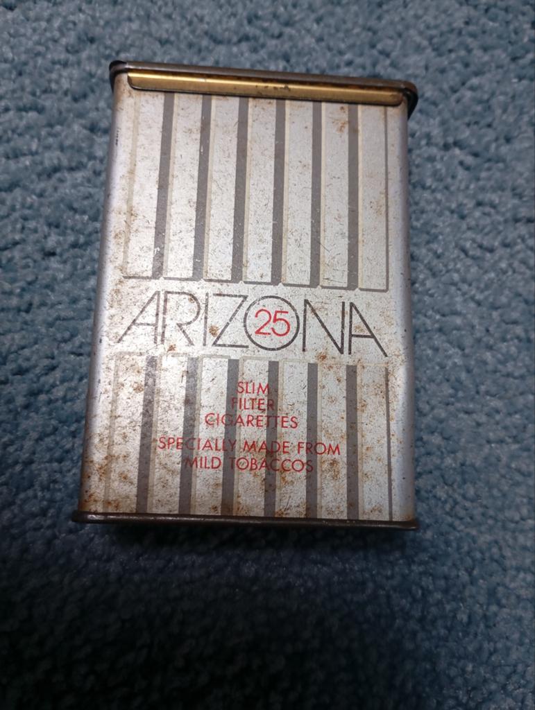 Vintage Arizona blikje sigaretten, Ophalen of Verzenden, Gebruikt, Overige