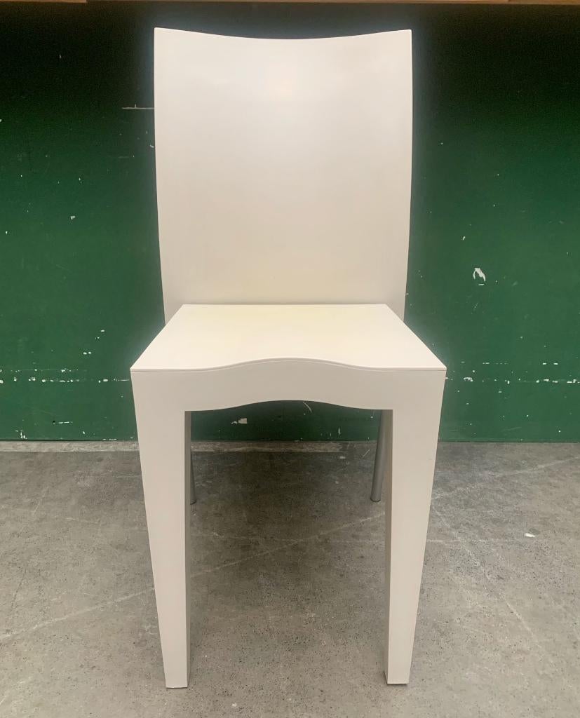 Witte Miss Global Kartell stoel door Starck - vintage retro, Huis en Inrichting, Stoelen, Ophalen, Gebruikt, Wit, Kartell