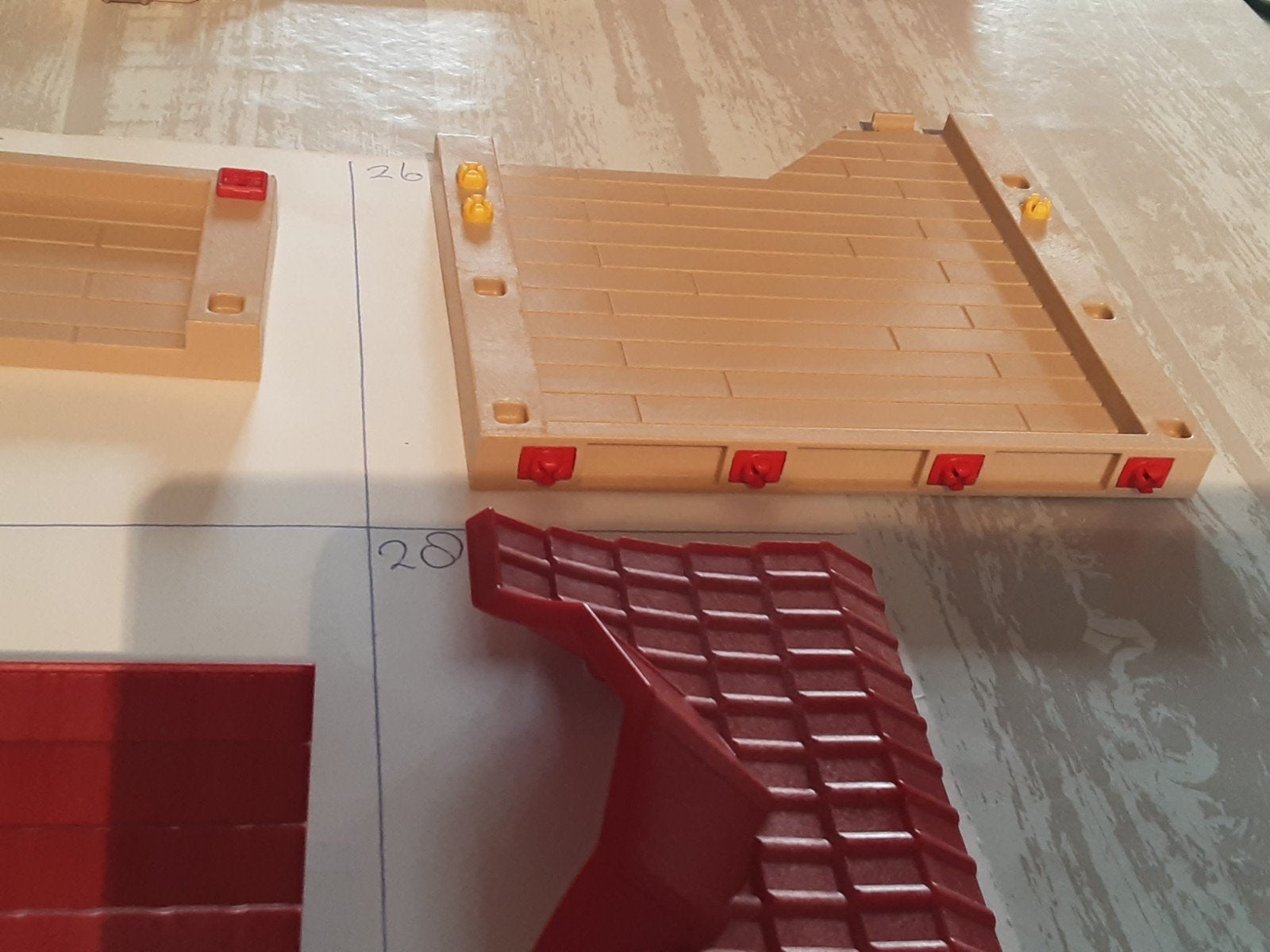 6926 paardenhoeve onderdelen n3 en n4, Kinderen en Baby's, Speelgoed | Playmobil, Gebouw, Losse onderdelen, Ophalen of Verzenden