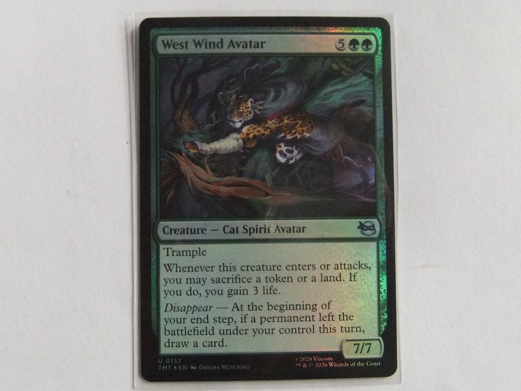 West Wind Avatar U 0137 TMT FOIL  Magic: The Gathering Mint, Verzenden, Nieuw, Foil