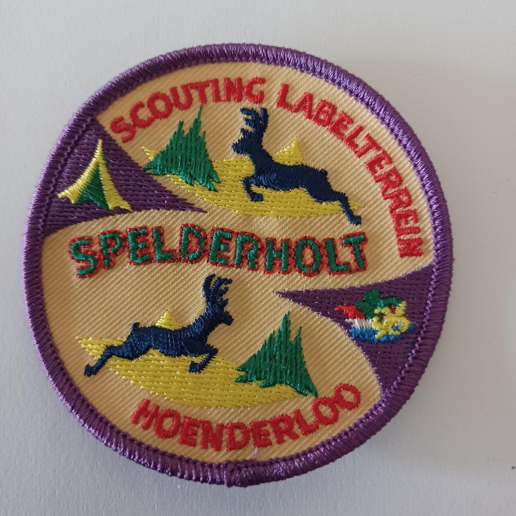 Scouting Labelterrein badge Het Spelderholt Hoenderloo, Verzenden, Nieuw, Embleem, Speld of Insigne