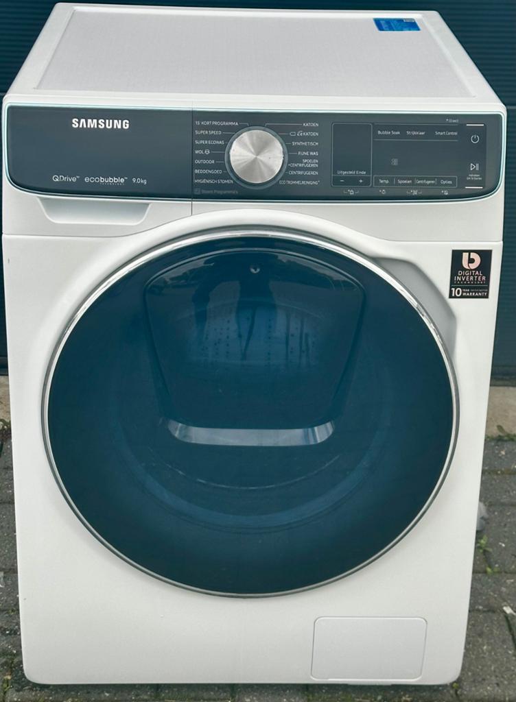 Samsung 9KG ecobubble Wasmachine A+++ QDrive Add-Wash WiFi, Witgoed en Apparatuur, 1200 tot 1600 toeren, 8 tot 10 kg, Ophalen of Verzenden