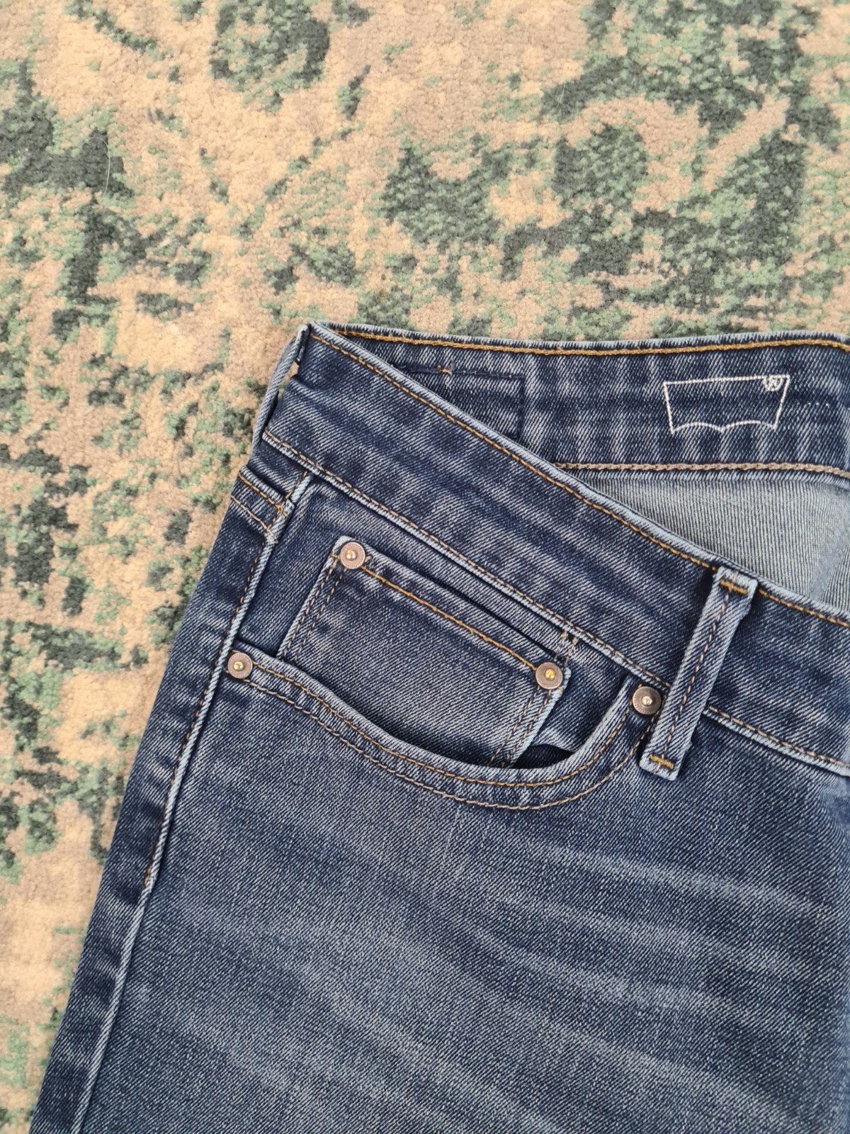 Levi's slight curve W30 L30 Dames Tulsi3030 Blauw Mid-rise, Blauw, Ophalen of Verzenden, Zo goed als nieuw, W30 - W32 (confectie 38/40)