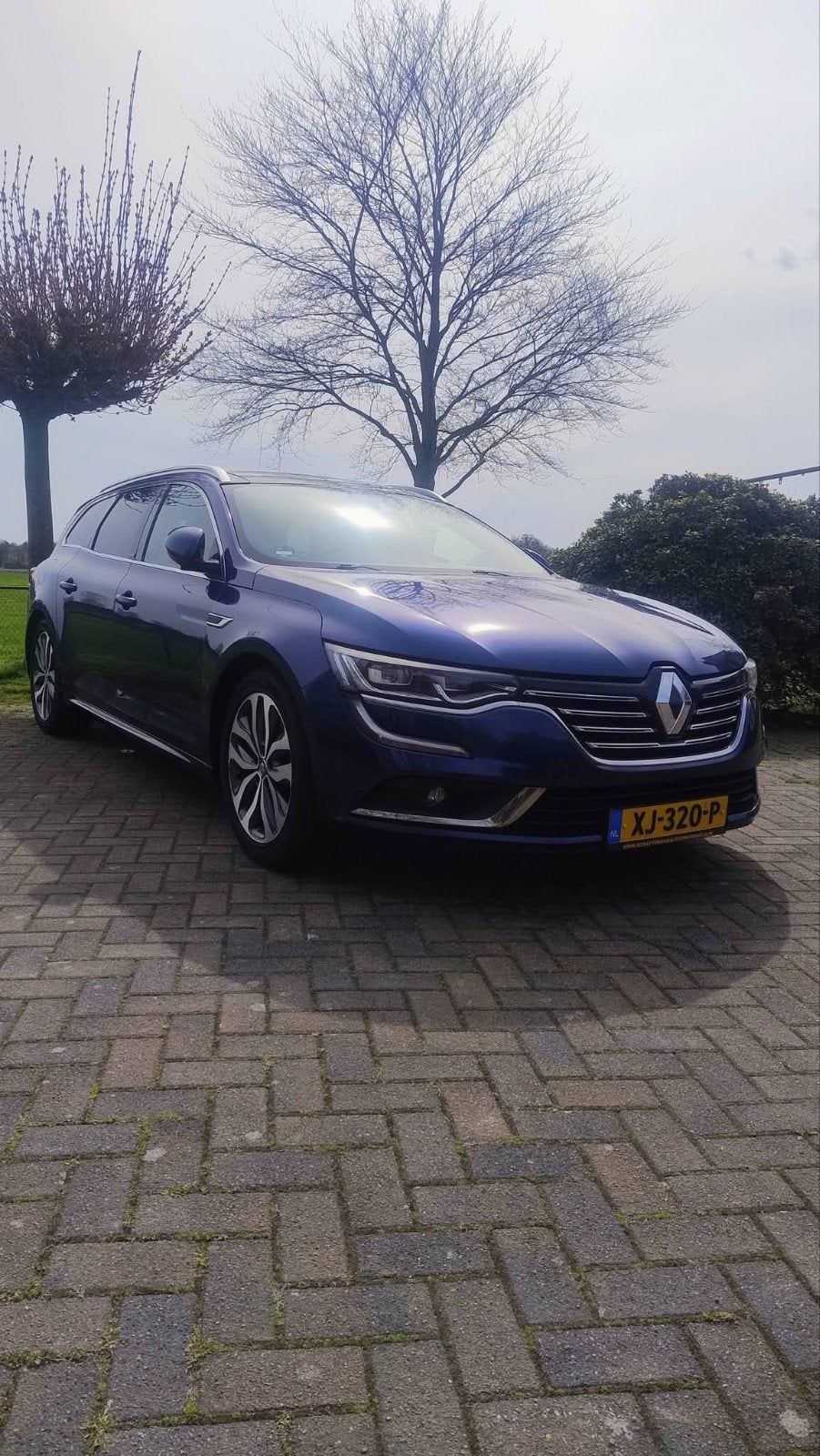 Renault Talisman Energy dCi 160pk EDC 2017 Blauw automaat, Auto's, Renault, 1800 kg, Zwart, 4 cilinders, Leder en Stof