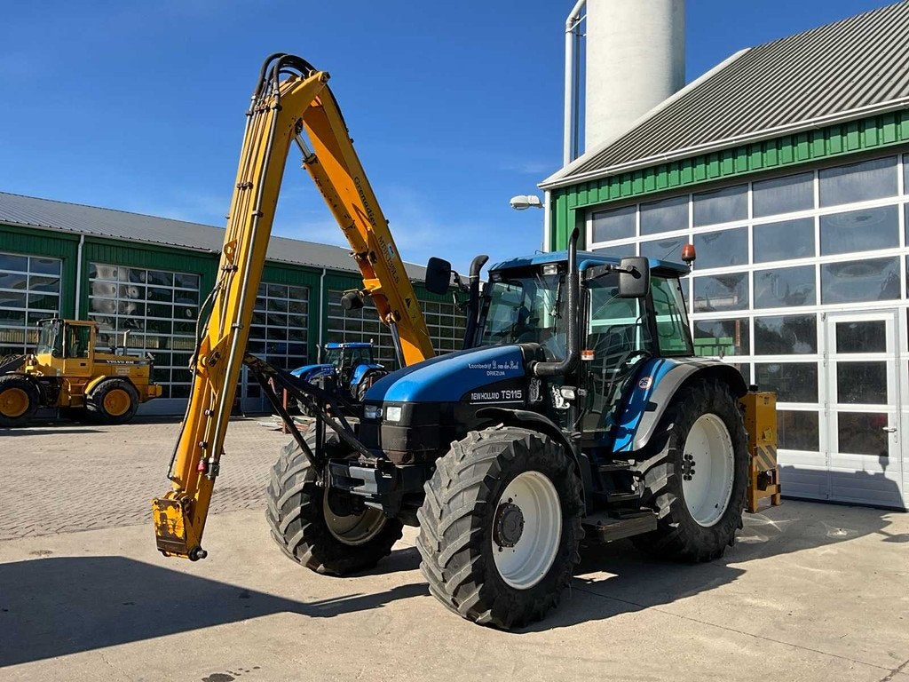 1999 New Holland TS115 Maaiarm combinatie, Zakelijke goederen, Agrarisch | Tractoren, Gebruikt, New Holland