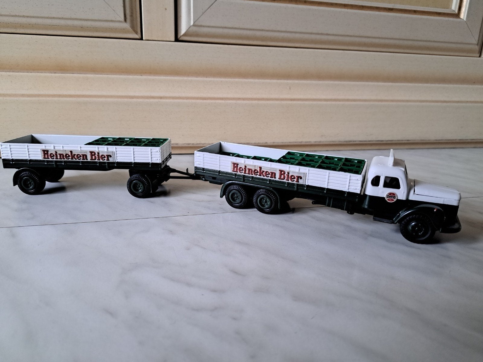 Tekno heineken truck, Hobby en Vrije tijd, Ophalen of Verzenden, Zo goed als nieuw, Bus of Vrachtwagen, Tekno
