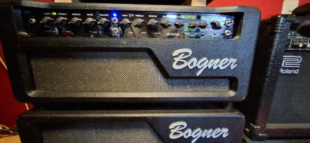 Bogner Alchemist head + Bogner 212 Cab 20/40 Watt ruil mog, Muziek en Instrumenten, Versterkers | Bas en Gitaar, Ophalen, Gebruikt