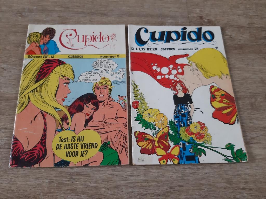 Cupido leuke stripboeken van vroeger, Meerdere stripboeken, Ophalen of Verzenden, Gelezen