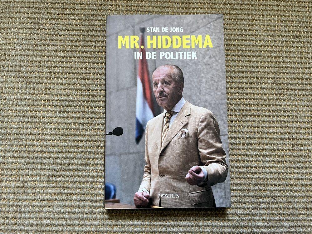 Boek: Mr. Hiddema in de politiek - Stan de Jong, Boeken, Ophalen of Verzenden, Gelezen, Politiek en Staatkunde, Nederland