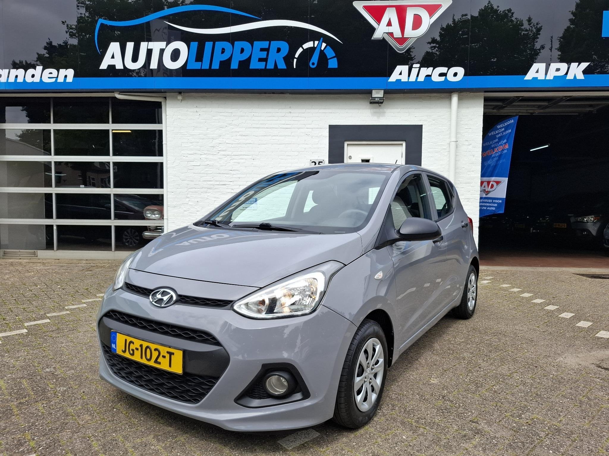 Hyundai i10 1.0i i-Motion /Nieuwe apk bij aflevering/Airco, Auto's, Hyundai, Voorwielaandrijving, Euro 5, Stof, Gebruikt