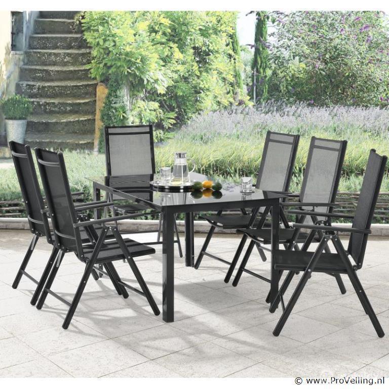Online Veiling: Tuinset Milano 7-delig, Tuin en Terras, Tuinsets en Loungesets, Nieuw