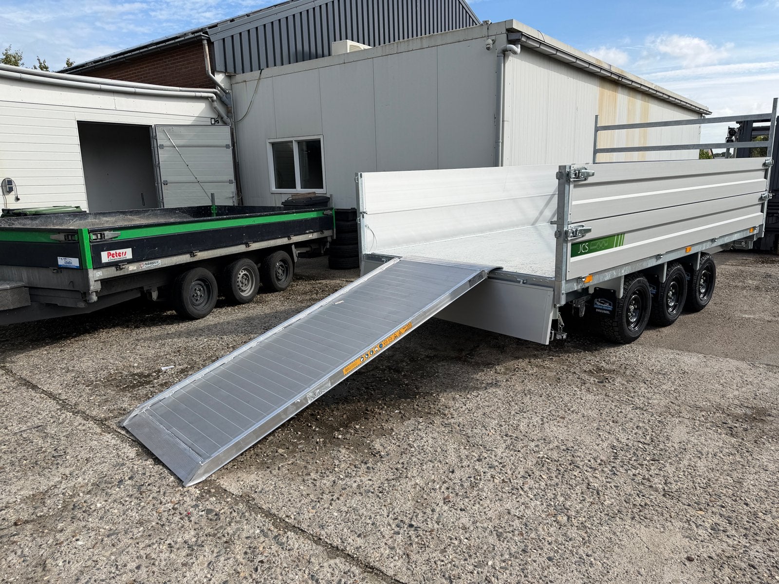 Oprijplaat aluminium 250x95, 1000kg nieuw, Ophalen