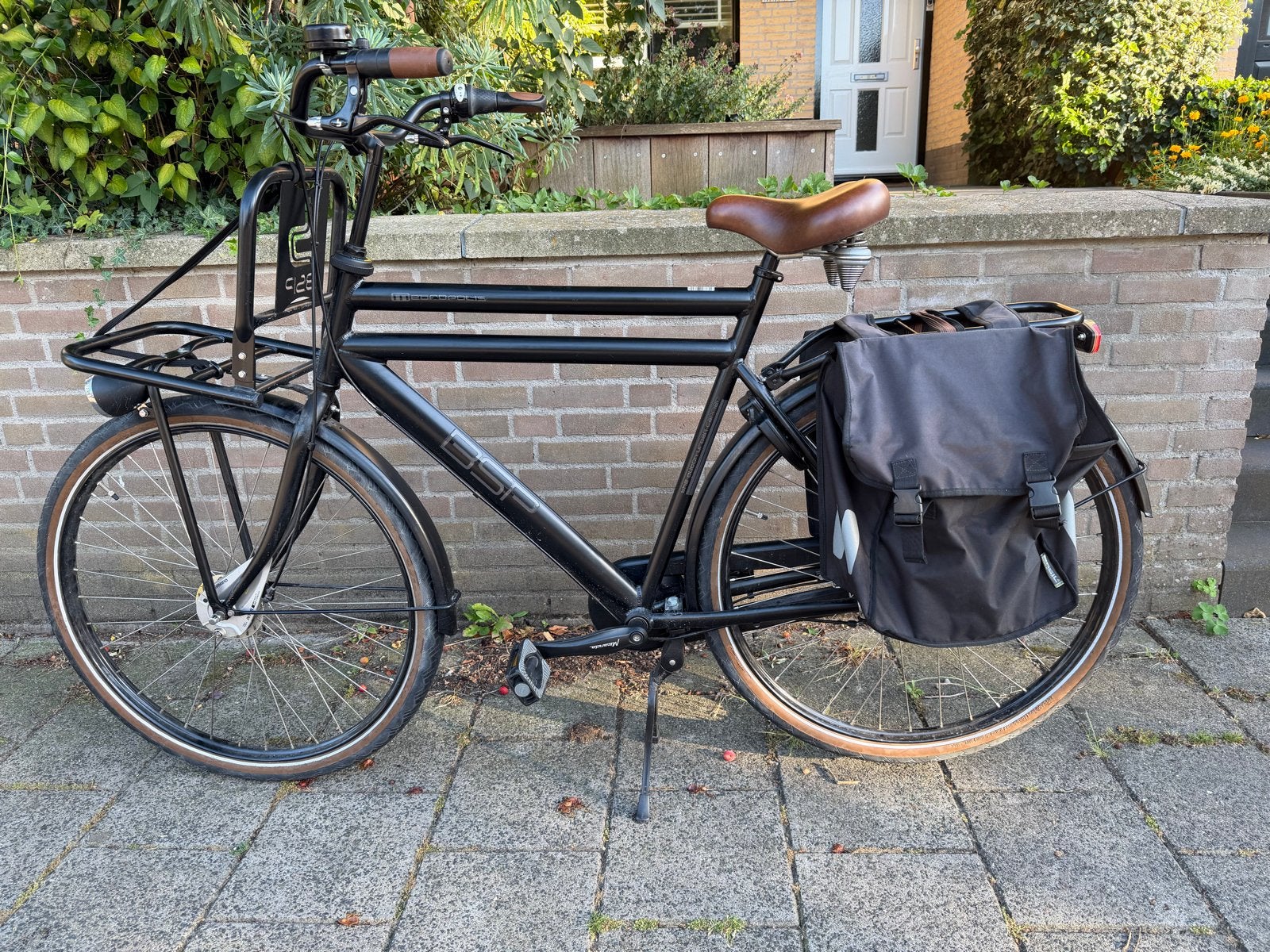 BSP Metropolis heren transportfiets, 55cm, 7 versnellingen, Gebruikt, Velgrem, Versnellingen, 53 tot 57 cm