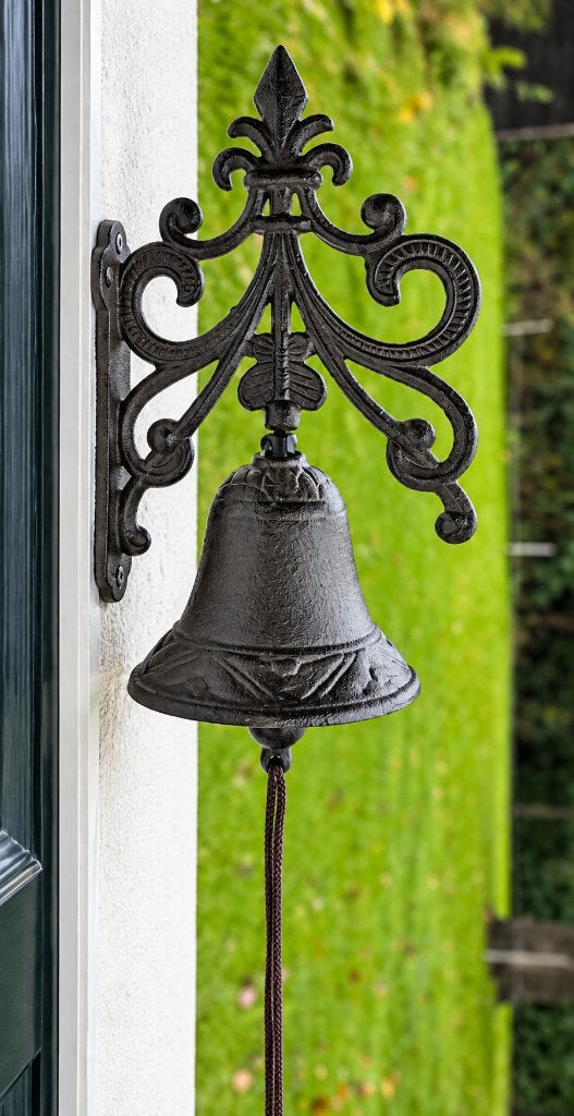 NIEUW – PRACHTIGE GIETIJZEREN BEL, Huis en tuin decoratie Marie, Nieuw, Info@huisentuindecoratiemarie.nl, Peize
