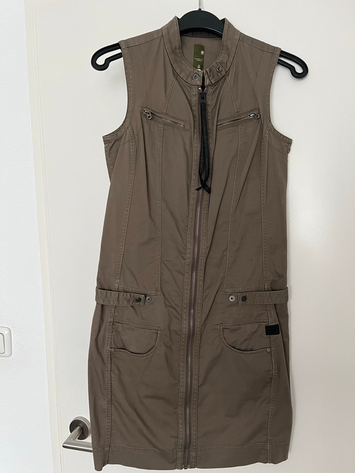 G-Star Jurk Maat XS - Gedragen, Kleding | Dames, Jurken, Bruin, Ophalen of Verzenden, Maat 34 (XS) of kleiner, Gedragen